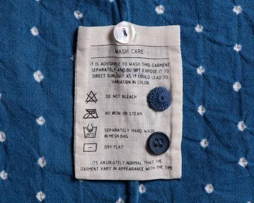Care instructions for longevity