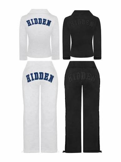 Hidden Cult Blue Set | Ribbed Matching Two-Piece