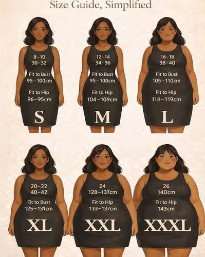 Sizing & fit guidance